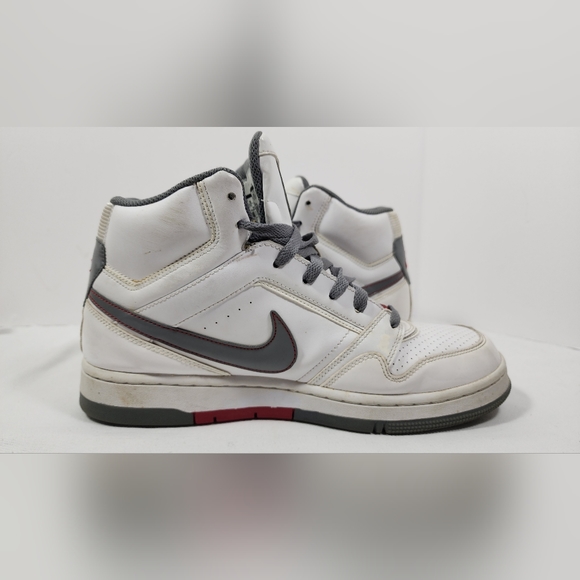 NIKE AIR LUNAR FORCE 1 MENS BASKETBALL SHOES SIZE 10.5 WHITE / RED - Picture 3 of 13